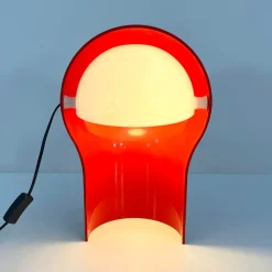 Discount Pamono Red Telegono Table Lamp by Vico Magistretti for Artemide, 1960s
