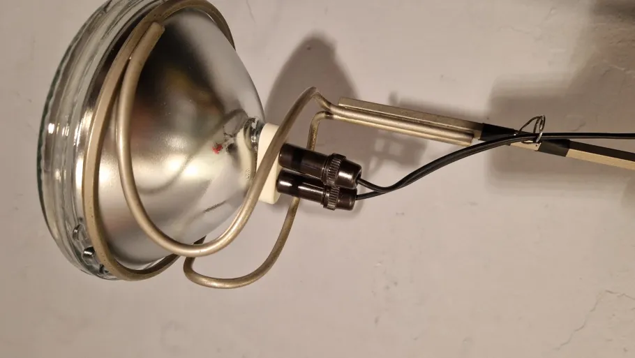 Best Pamono Red Toio Floor Lamp by Achille and Pier Giacomo Castiglioni for Flos, 1980s