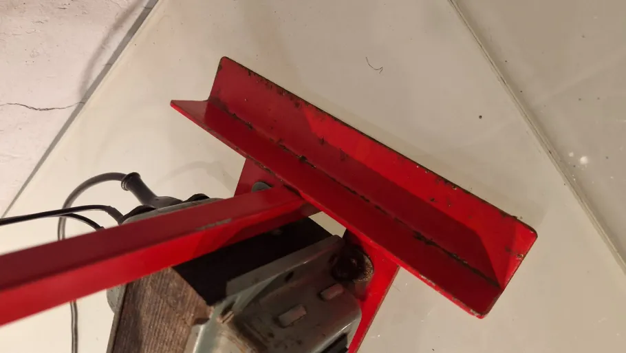 Best Pamono Red Toio Floor Lamp by Achille and Pier Giacomo Castiglioni for Flos, 1980s