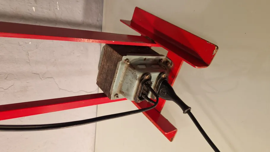 Best Pamono Red Toio Floor Lamp by Achille and Pier Giacomo Castiglioni for Flos, 1980s