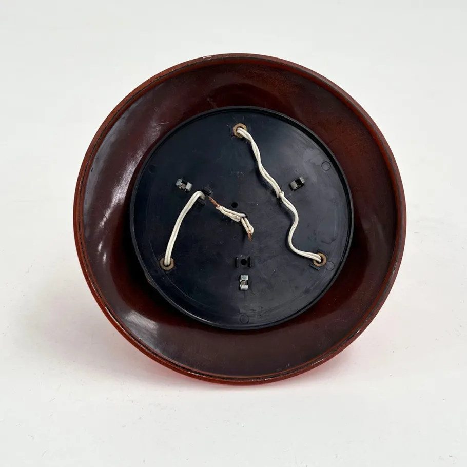 Clearance Pamono Red Triteti Wall Lamp by Vico Magistretti for Artemide, 1970s