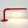 Pamono Red Tube Table Lamp by Anders Pehrson for Ateljé Lyktan, 1970s