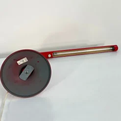 Pamono Red Tube Table Lamp by Anders Pehrson for Ateljé Lyktan, 1970s