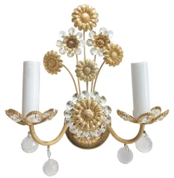 Clearance Pamono Regency Sconces by Ernst Palme for Palwa, 1950s, Set of 2