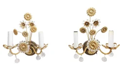 Clearance Pamono Regency Sconces by Ernst Palme for Palwa, 1950s, Set of 2