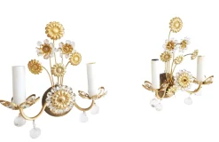 Clearance Pamono Regency Sconces by Ernst Palme for Palwa, 1950s, Set of 2