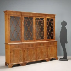 Pamono Regency Style Mahogany Bookcase