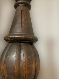 Hot Pamono Renaissance Wooden Chandelier, 1800s