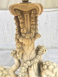 Pamono Resin Table Lamps by Gino Ruggeri for Tito Bianchi, 1980s, Set of 2