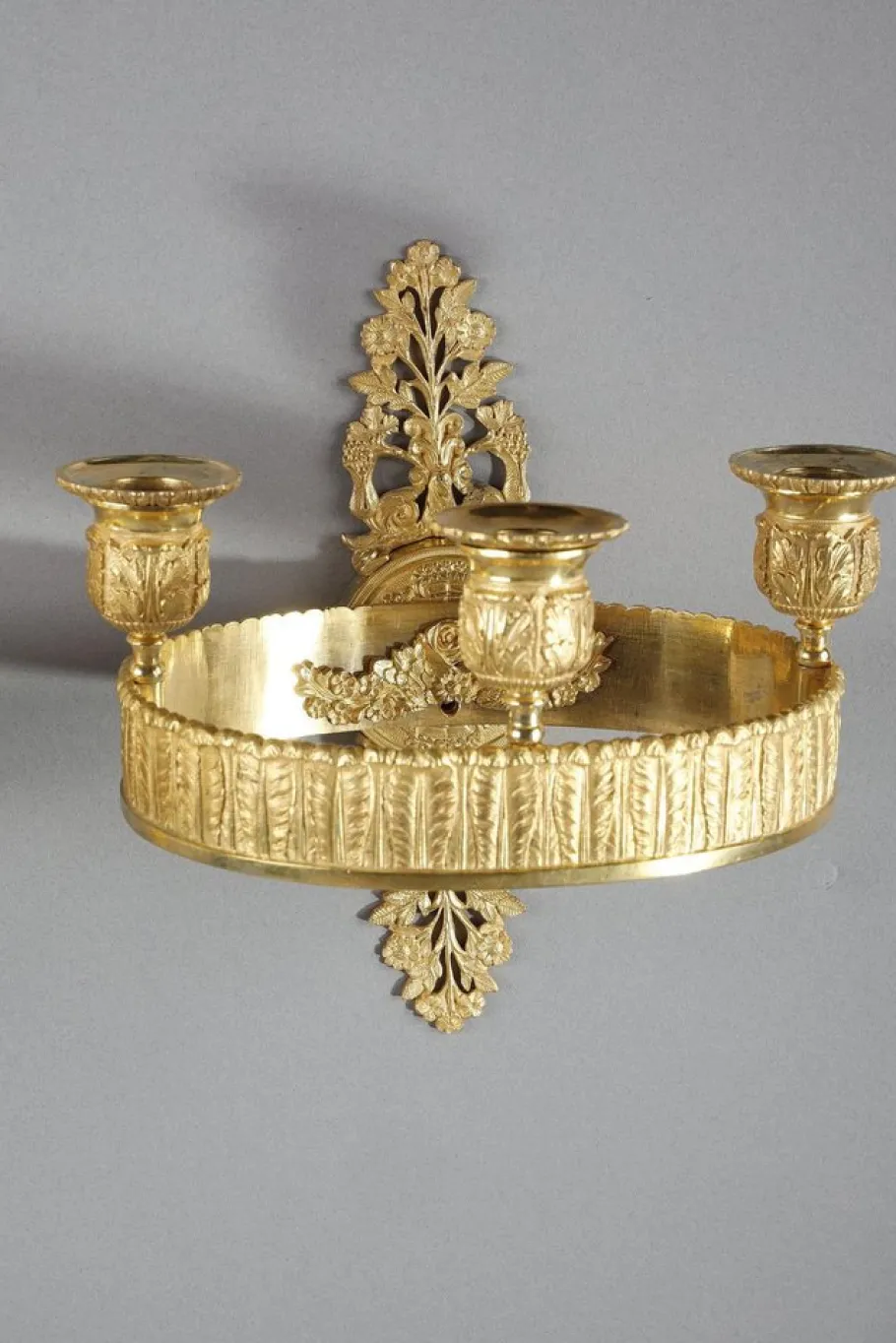 Clearance Pamono Restauration Period Ormolu Wall Sconces, 1840s, Set of 2