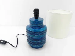 Discount Pamono Rimini Blue Lamp by Aldo Londi for Bitossi, Italy, 1960s