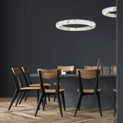New Pamono Ring 64 Pendant Lamp by United Alabaster
