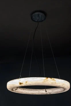 New Pamono Ring 64 Pendant Lamp by United Alabaster