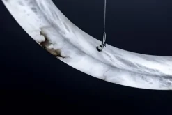 New Pamono Ring 64 Pendant Lamp by United Alabaster