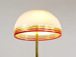 Sale Pamono Roberto Pamio Febo Floor Lamp in Marble, Brass & Murano Glass attributed to Leucos, Italy, 1970s