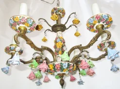 Sale Pamono Romantic Chandelier from Manises