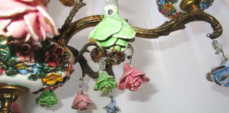 Sale Pamono Romantic Chandelier from Manises