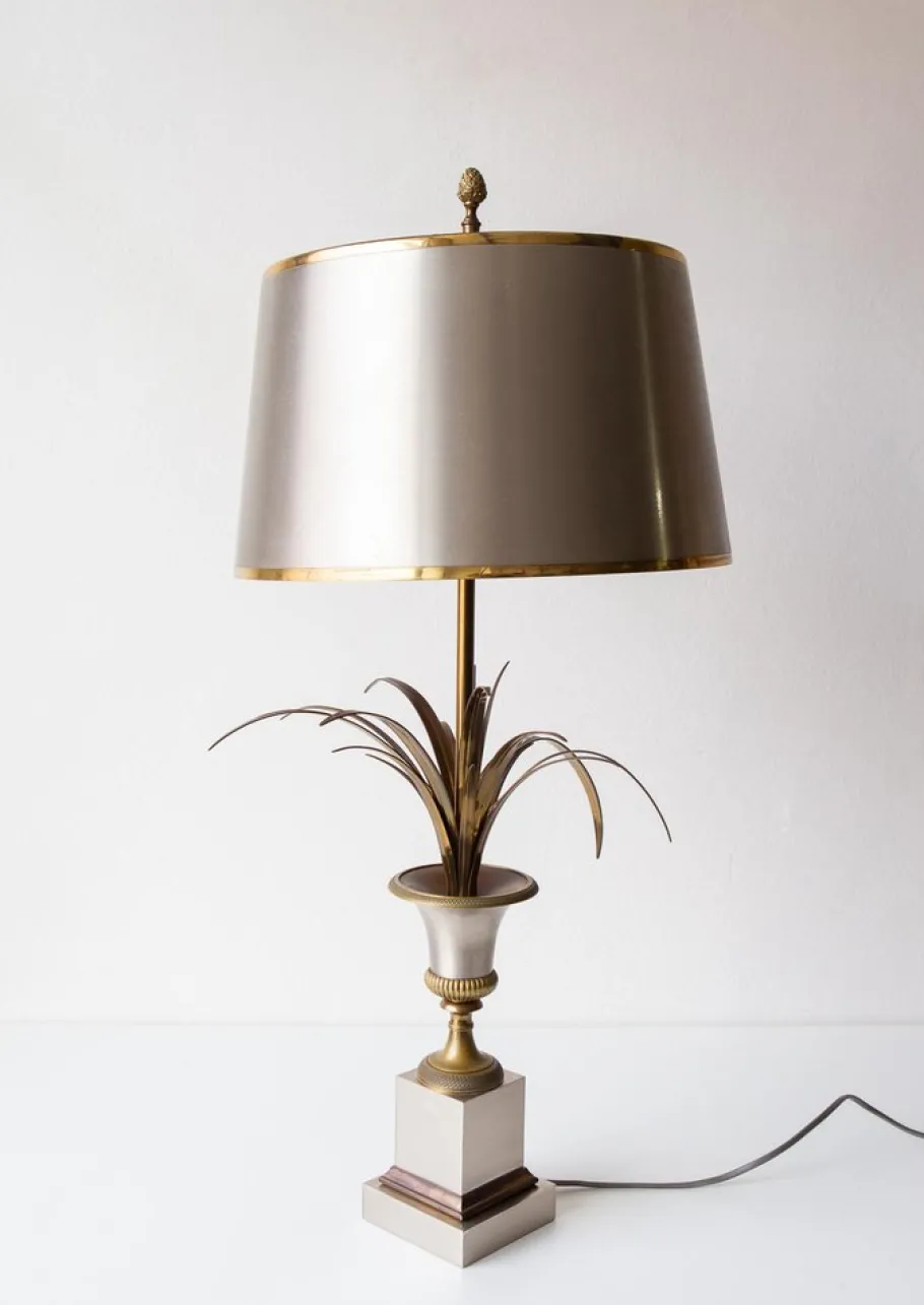 Discount Pamono Roseaux Table Lamp from Maison Charles, 1970s