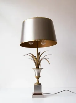 Discount Pamono Roseaux Table Lamp from Maison Charles, 1970s