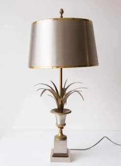 Discount Pamono Roseaux Table Lamp from Maison Charles, 1970s