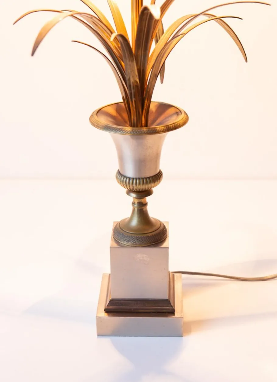 Discount Pamono Roseaux Table Lamp from Maison Charles, 1970s