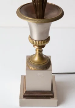 Discount Pamono Roseaux Table Lamp from Maison Charles, 1970s