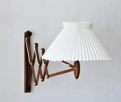 Discount Pamono Rosewood 332 Scissor Wall Light by Hansen, Erik for Le Klint, 1960s