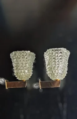 Discount Pamono Rostrato Murano Applique in the style of Barovier & Toso, 1950s