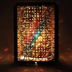 Pamono Rotina Rotating Effect Novelty Lamp, 1970s