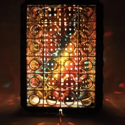 Pamono Rotina Rotating Effect Novelty Lamp, 1970s