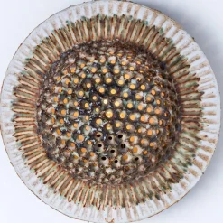 Hot Pamono Round Ceramic Wall Light in the style of Axella, Denmark, 1970s