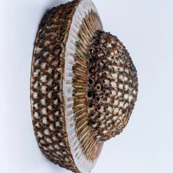 Hot Pamono Round Ceramic Wall Light in the style of Axella, Denmark, 1970s