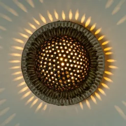 Hot Pamono Round Ceramic Wall Light in the style of Axella, Denmark, 1970s