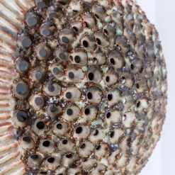 Hot Pamono Round Ceramic Wall Light in the style of Axella, Denmark, 1970s