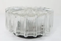Clearance Pamono Round Glass Ceiling Light, 1960s