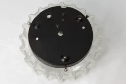 Clearance Pamono Round Glass Ceiling Light, 1960s