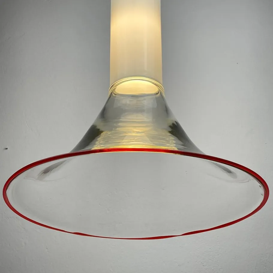 Sale Pamono Samanta Pendant Lamp in Murano Glass attributed to Roberto Pamio for Leucos, Italy, 1970s