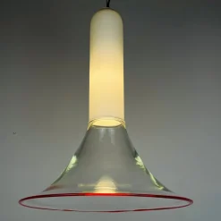 Sale Pamono Samanta Pendant Lamp in Murano Glass attributed to Roberto Pamio for Leucos, Italy, 1970s