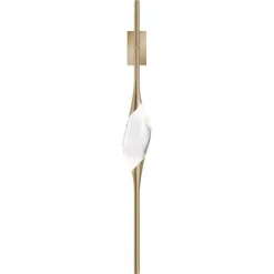 Clearance Pamono Satin Brass 12 Wall Sconce by Il Pezzo Mancante