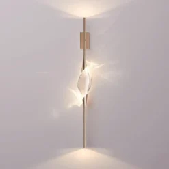 Clearance Pamono Satin Brass 12 Wall Sconce by Il Pezzo Mancante