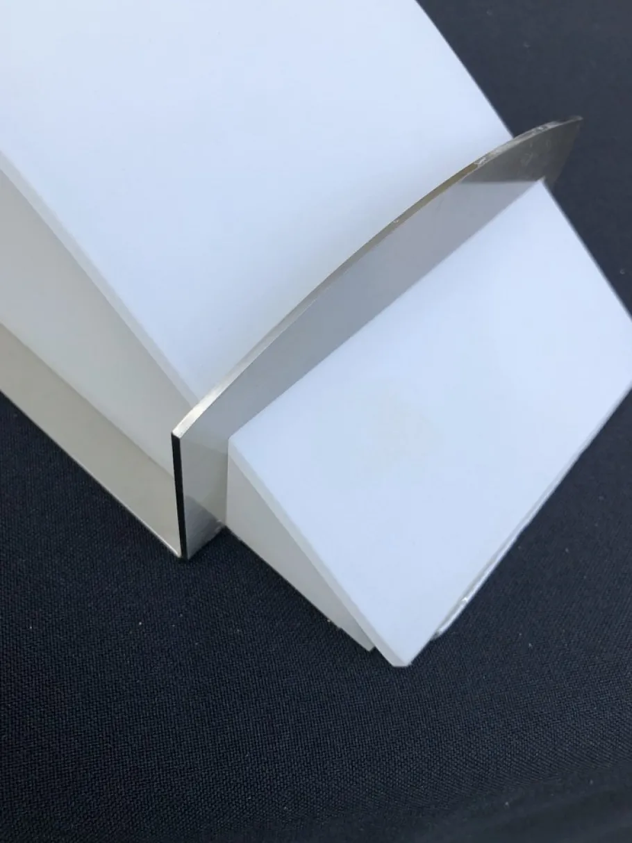 Discount Pamono Satin Glass and Metal Wall Light by Léonardo Marelli for Estiluz