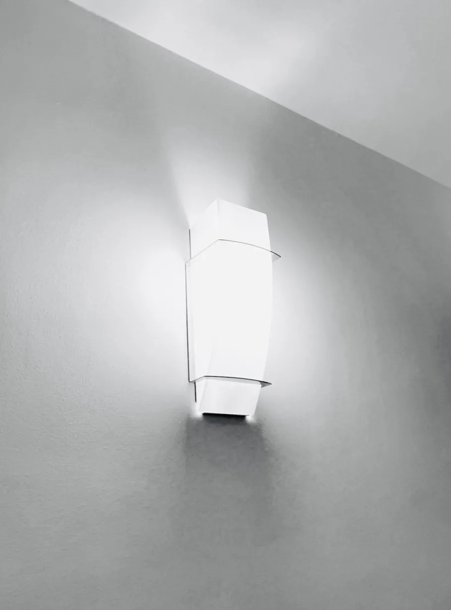 Discount Pamono Satin Glass and Metal Wall Light by Léonardo Marelli for Estiluz