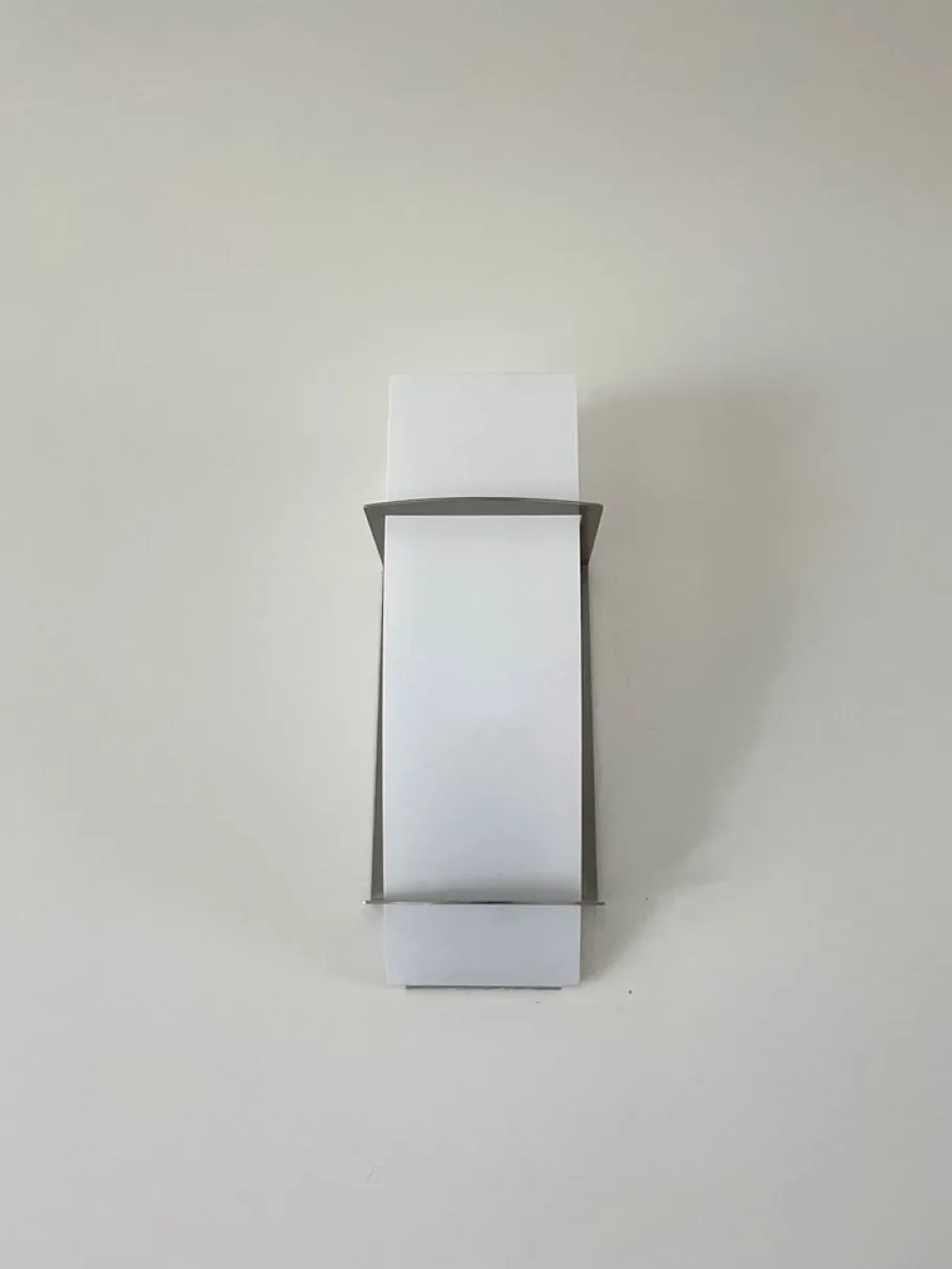 Discount Pamono Satin Glass and Metal Wall Light by Léonardo Marelli for Estiluz