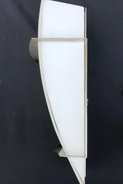 Discount Pamono Satin Glass and Metal Wall Light by Léonardo Marelli for Estiluz