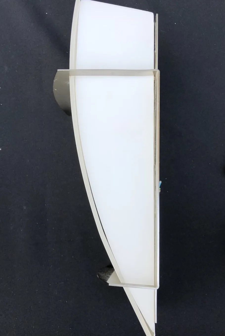 Discount Pamono Satin Glass and Metal Wall Light by Léonardo Marelli for Estiluz