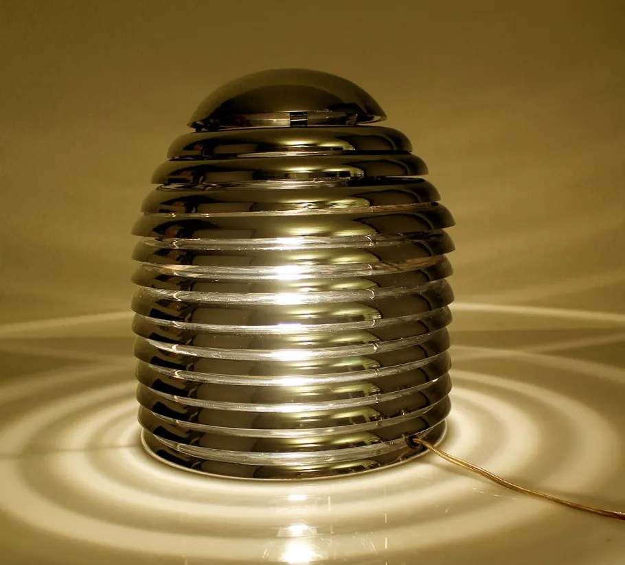 Outlet Pamono Saturno Chrome Lamp by Kazuo Motozawa for Staff, 1970s
