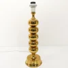 Hot Pamono Scandinavian Ball Lamp Base in Gilded Brass from Enco, 1960s