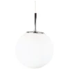 Discount Pamono Scandinavian Ceiling Lamp in Frosted Glass
