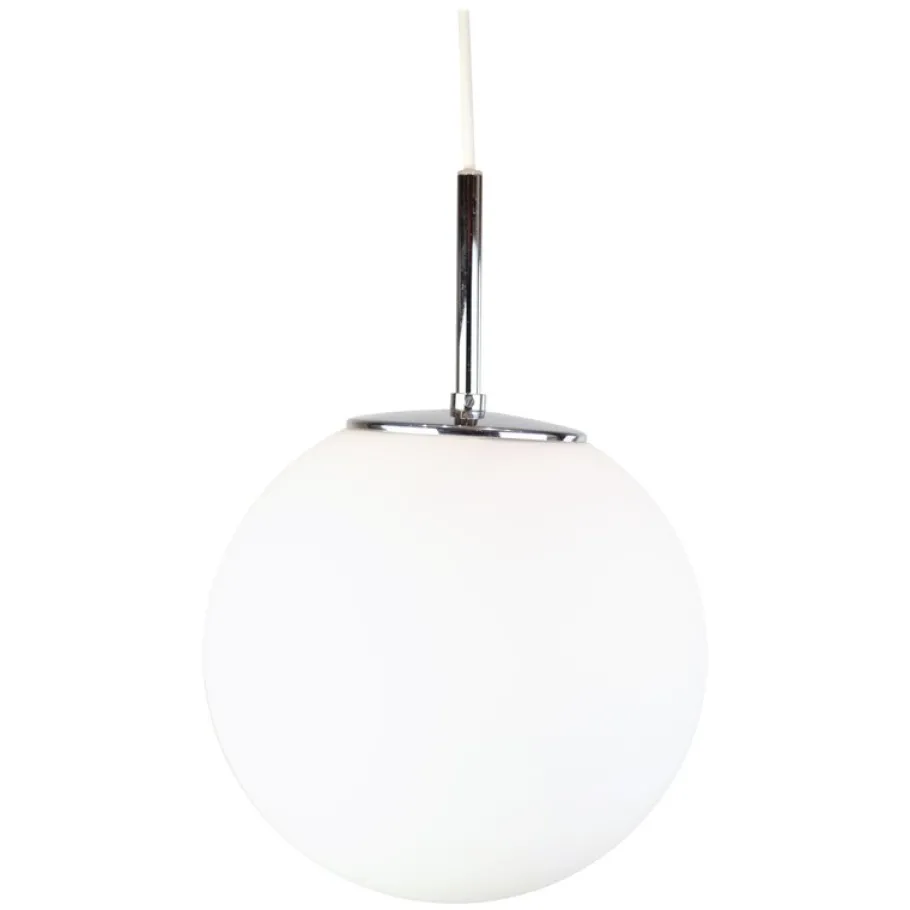 Discount Pamono Scandinavian Ceiling Lamp in Frosted Glass