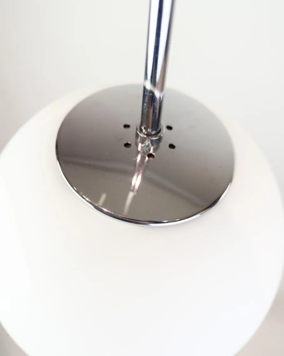 Discount Pamono Scandinavian Ceiling Lamp in Frosted Glass